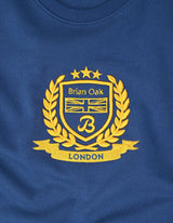 Medium Blue Embroidered Sweatshirt