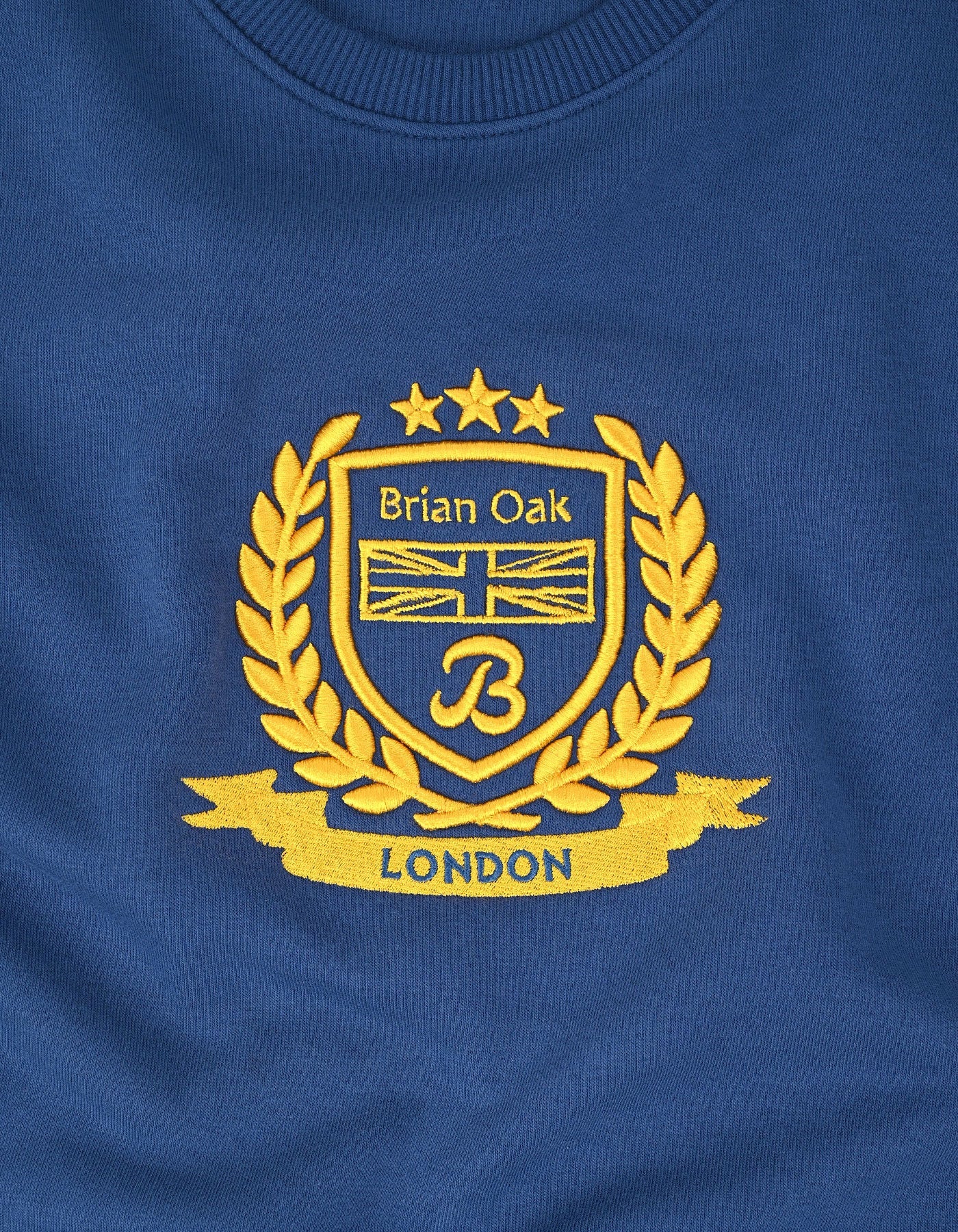 Medium Blue Embroidered Sweatshirt