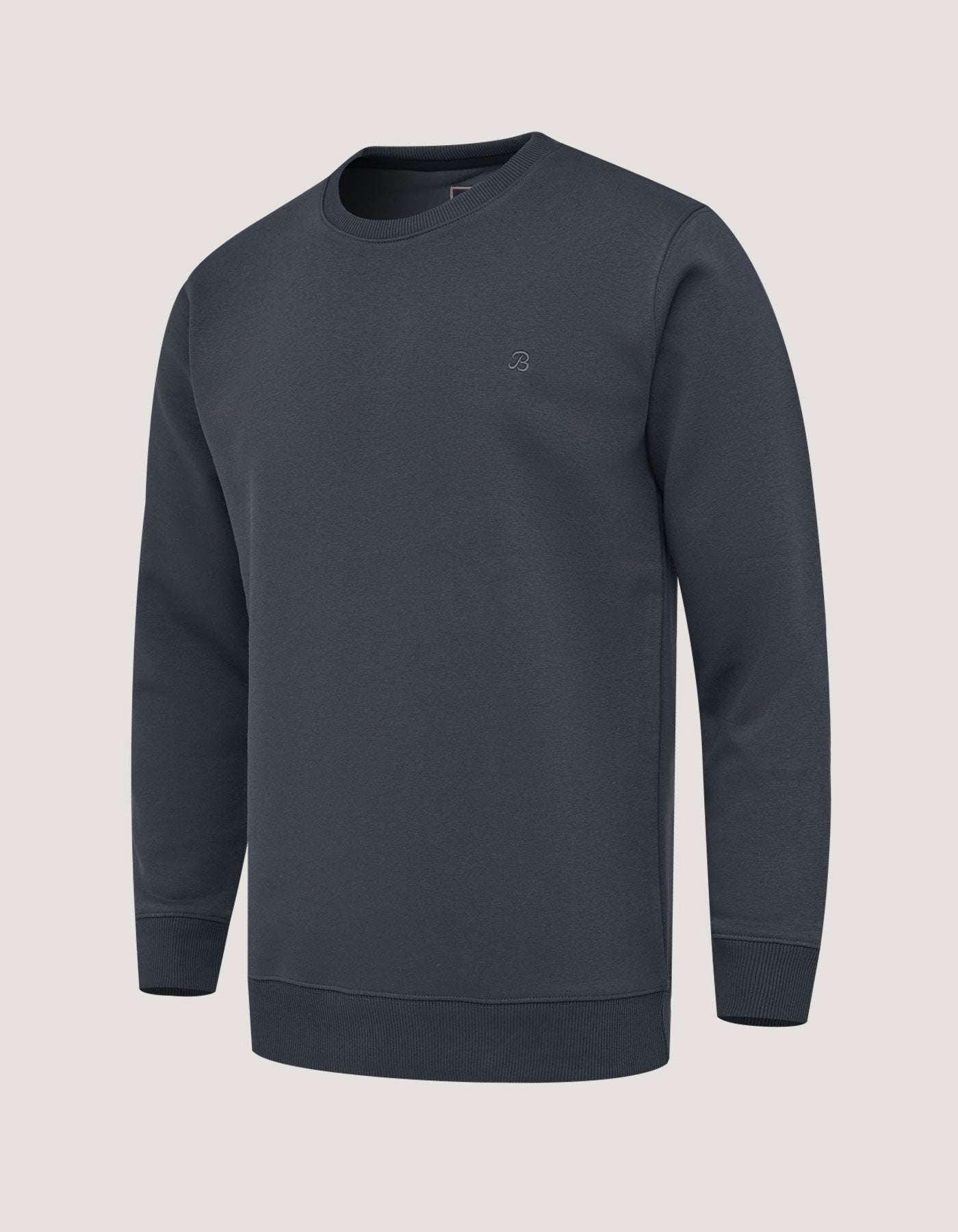 Classic Charcoal Crew Neck Sweatshirt