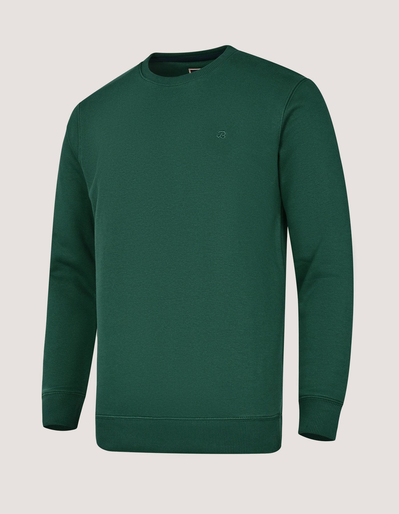 British Green Fleece Crewneck Sweatshirt