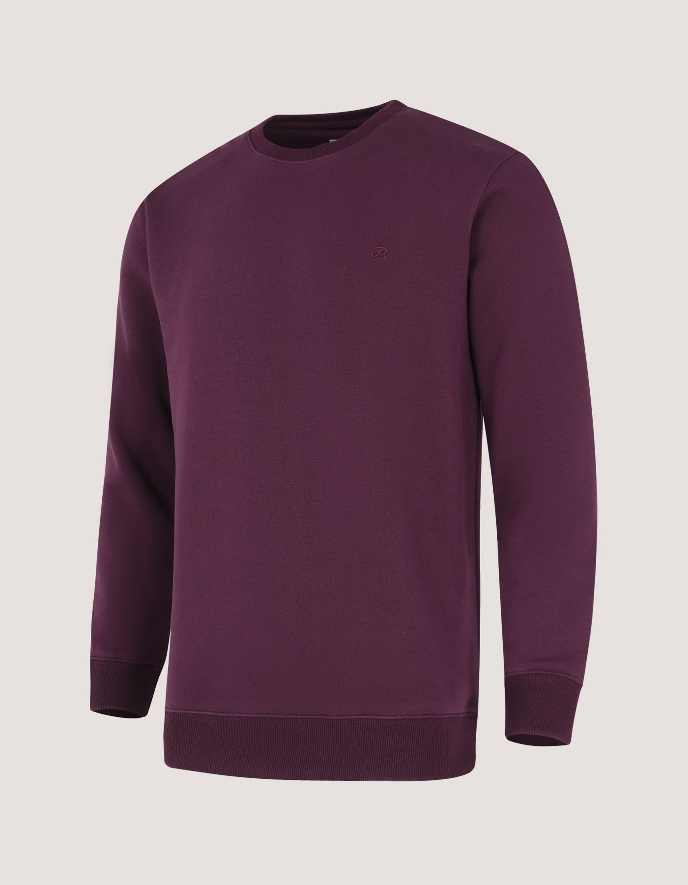 Classic Maroon Crewneck Sweatshirt