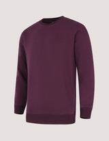 Classic Maroon Crewneck Sweatshirt