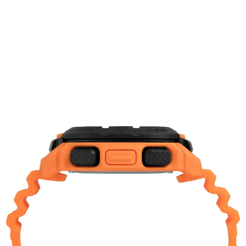 Timex Men's Orange Silicone Watch, Digital Dial | Tw5m26500