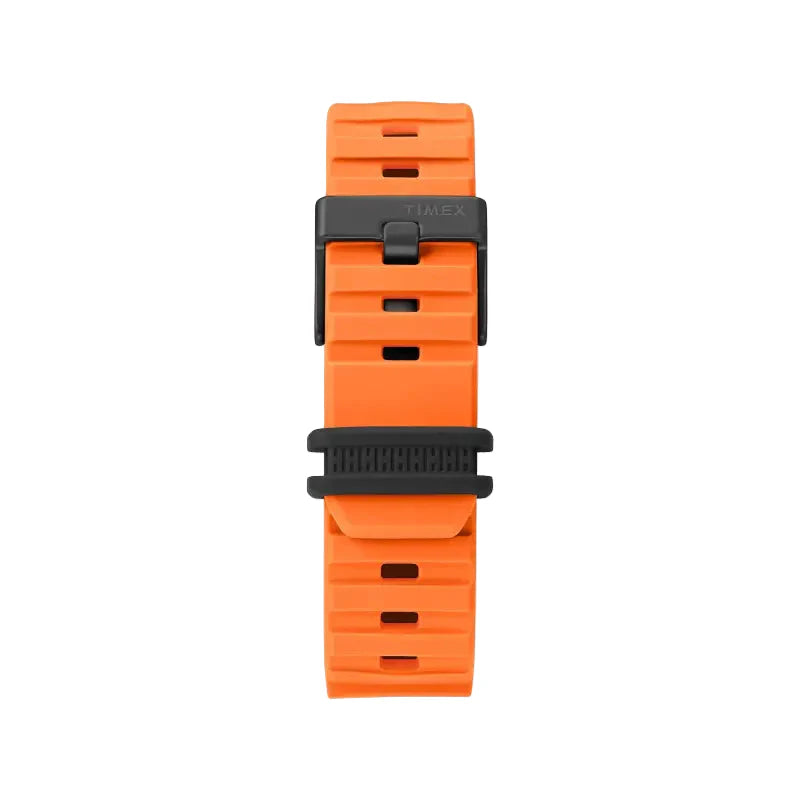 Timex Men's Orange Silicone Watch, Digital Dial | Tw5m26500