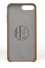 iPhone 7/8 Plus Case, Tan Leather