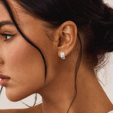 Thea Chunky Star Huggie Earrings | 925 Sterling Silver