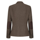 TPW-AK-06 - Women's Brown 3 Piece Herringbone Tweed Suit