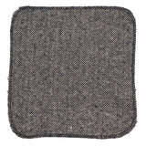 281 - Men's Herringbone Tweed Wool Tie & Hankerchief 2"