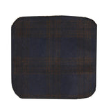 281 - Men's Herringbone Tweed Wool Tie & Hankerchief 2"