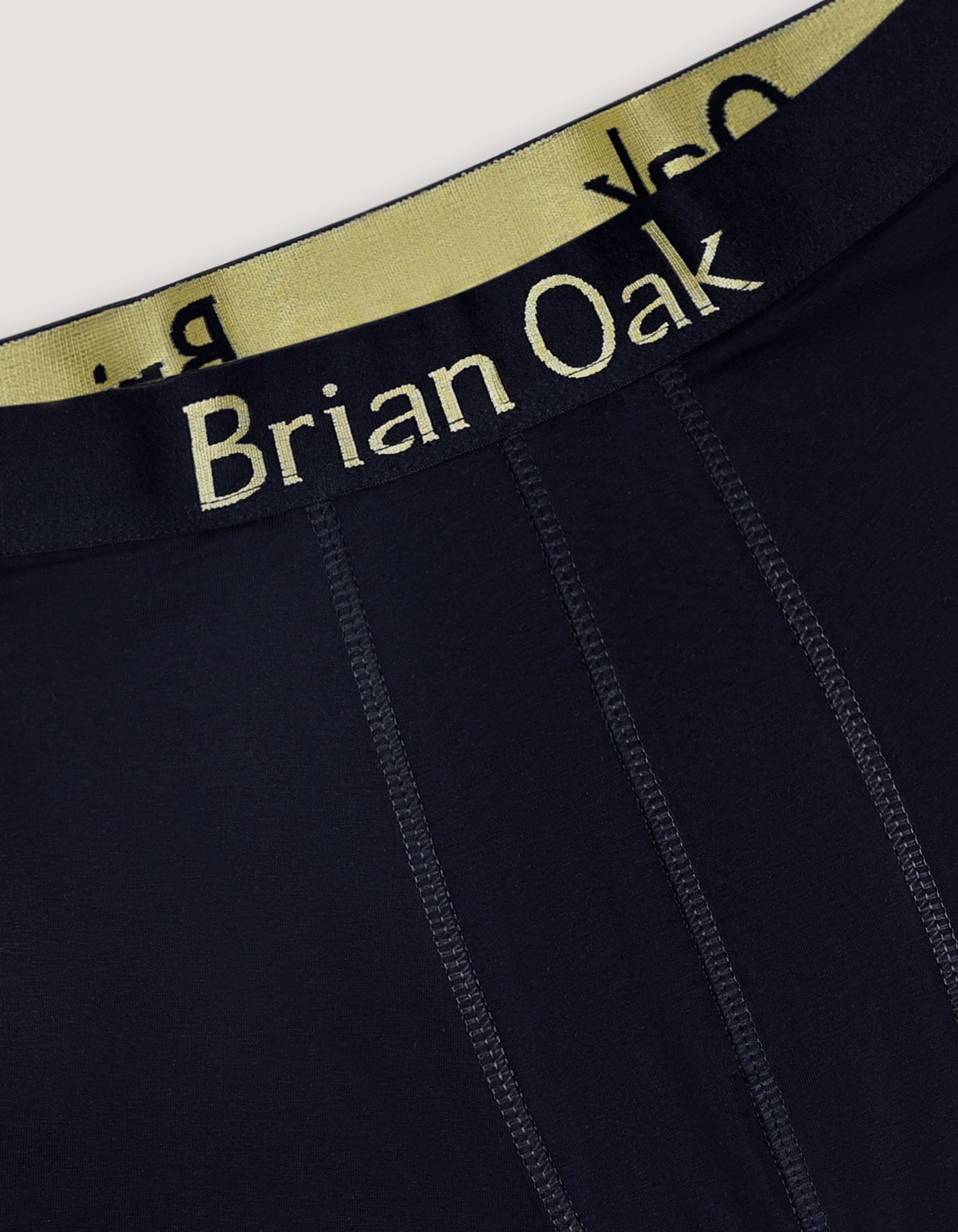 Black Cotton Stretch Boxer Short