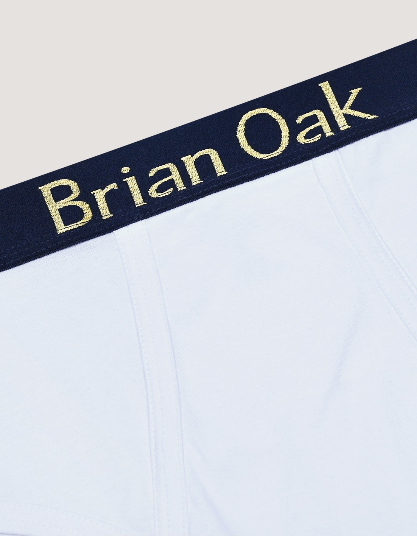White Cotton Stretch Brief