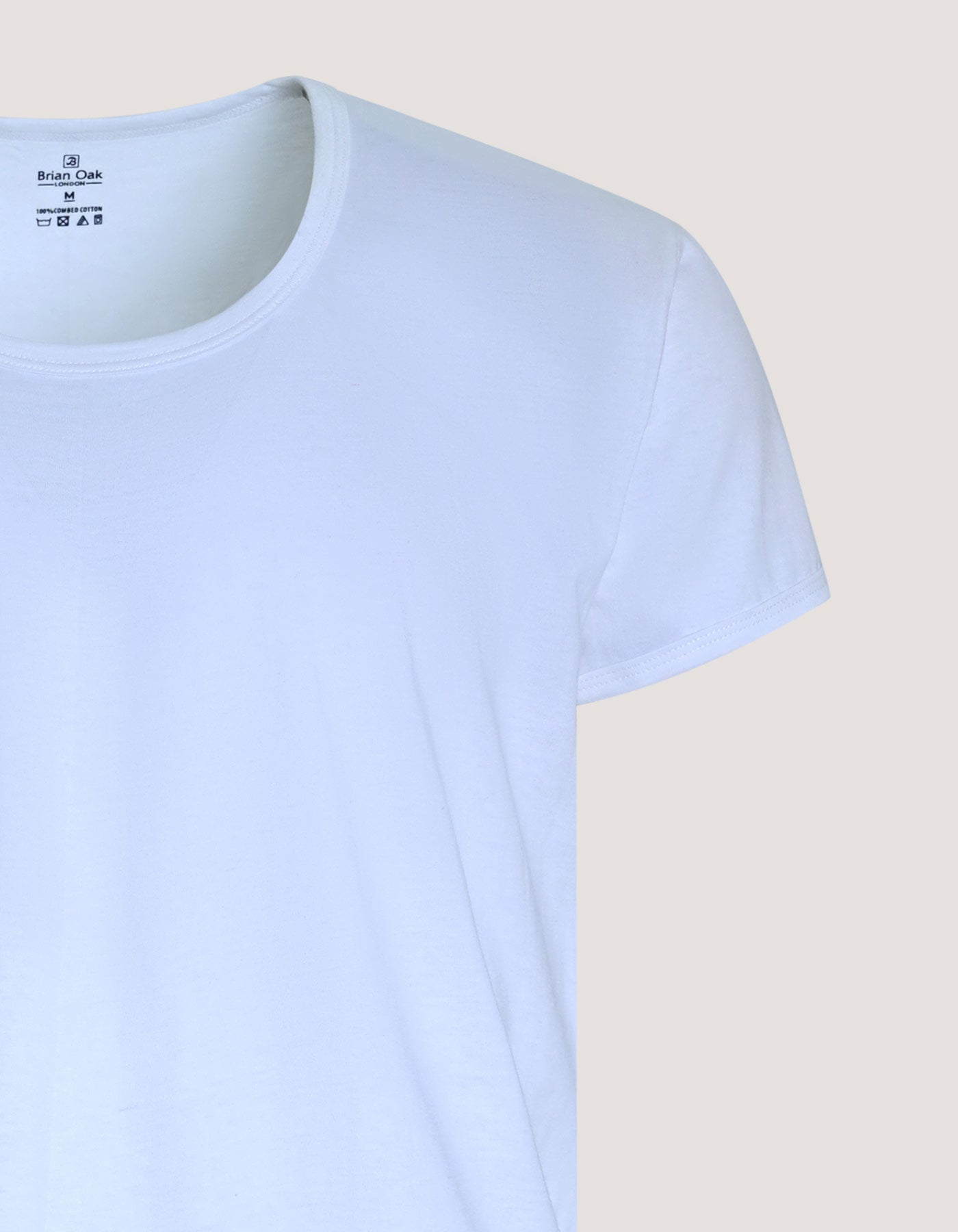 White Regular Fit 100% Cotton Half-Sleeve Cotton Vest