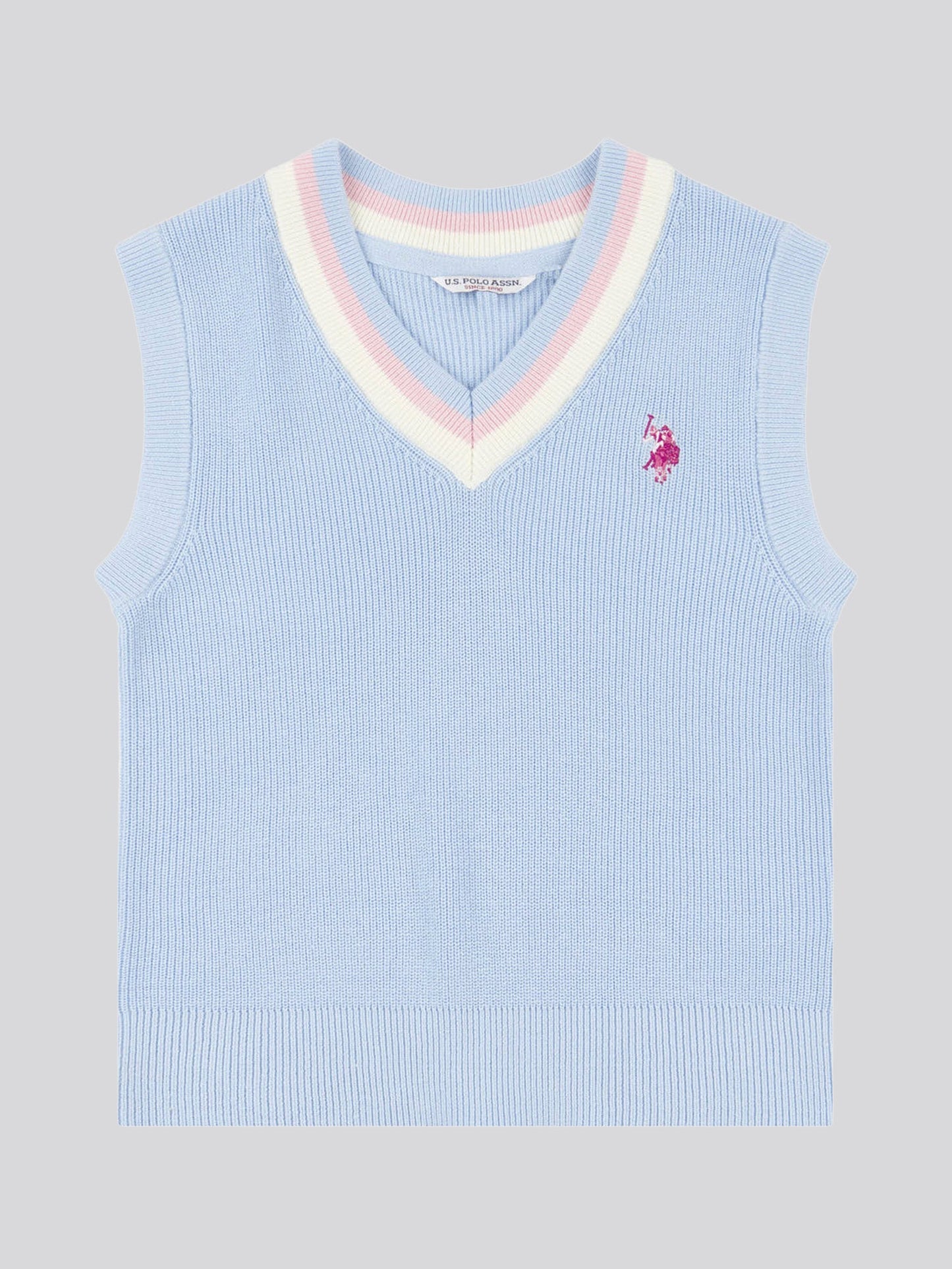 Girls Cricket Jumper Vest in Windsurfer
