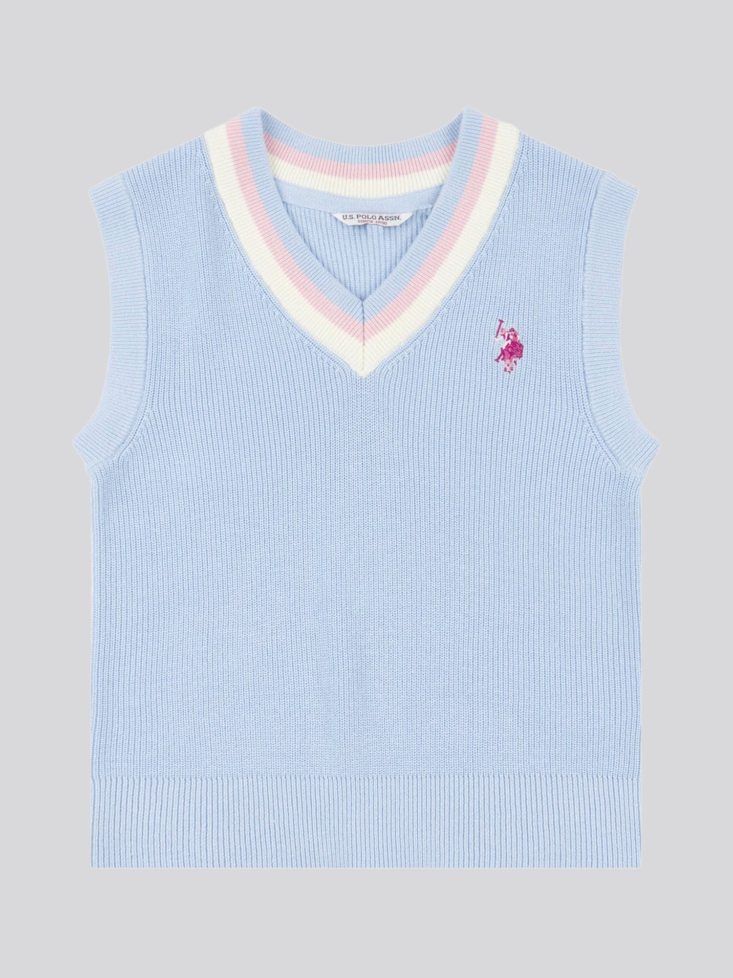 Girls Cricket Jumper Vest in Windsurfer