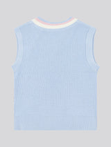 Girls Cricket Jumper Vest in Windsurfer