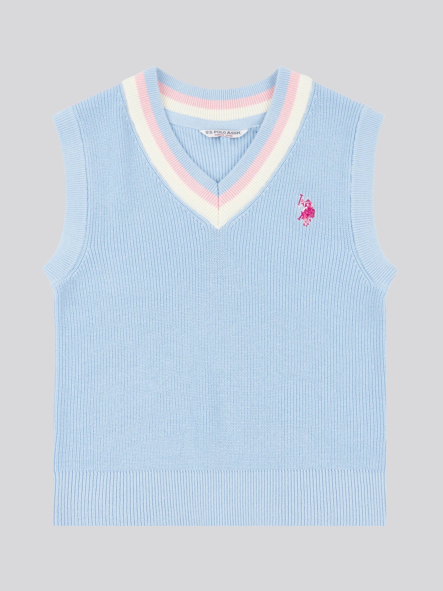 Girls Cricket Jumper Vest in Windsurfer