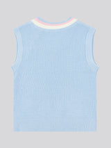 Girls Cricket Jumper Vest in Windsurfer