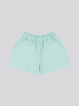 Girls Overdye Bermuda Shorts in Blue Tint