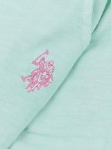 Girls Overdye Bermuda Shorts in Blue Tint