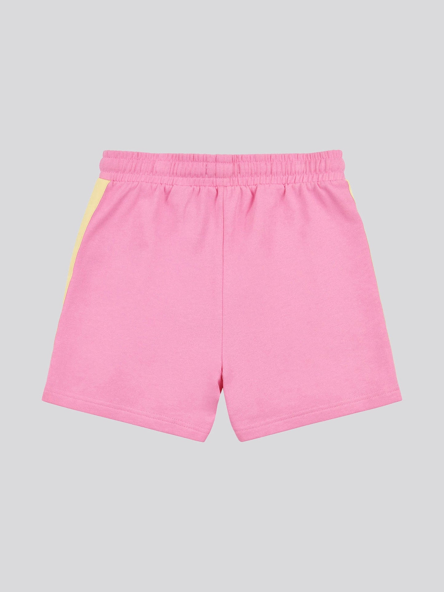 Girls Stripe Shorts in Pink Cosmos