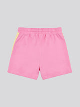 Girls Stripe Shorts in Pink Cosmos