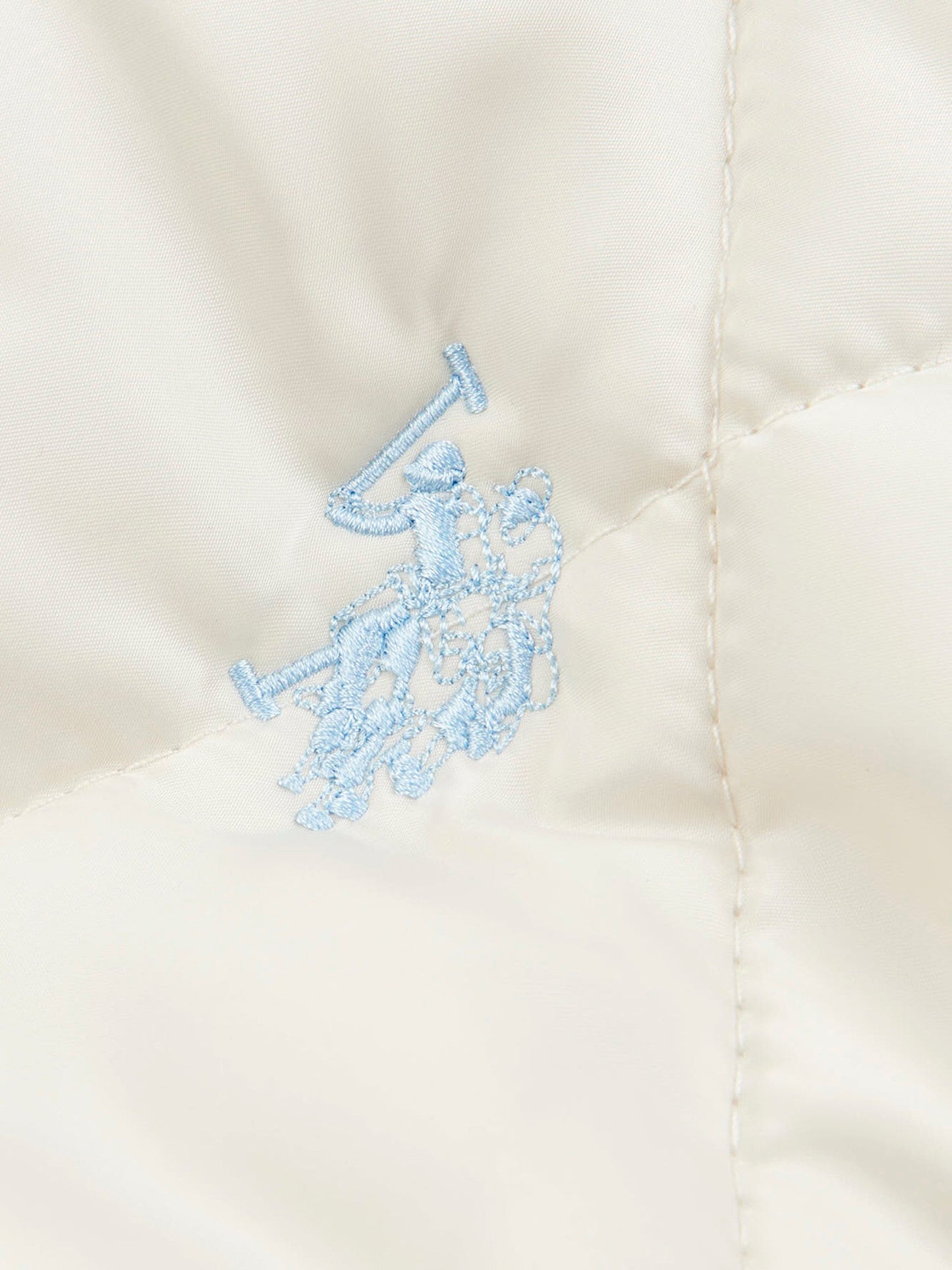 Girls Longline Puffer Gilet in Turtle Dove