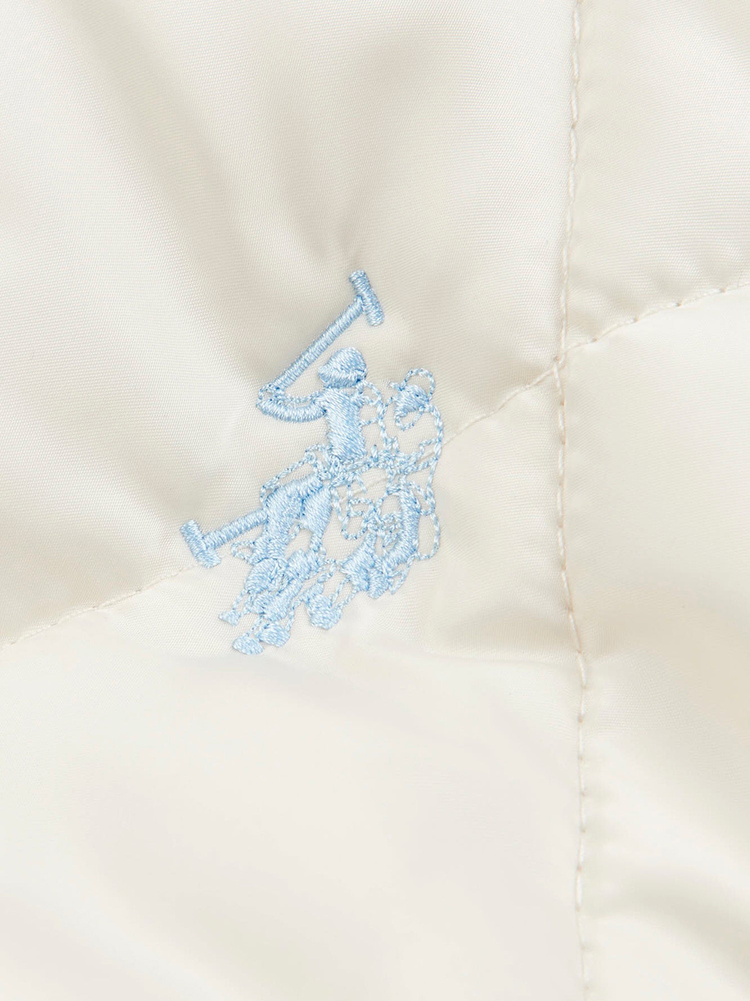 Girls Longline Puffer Gilet in Turtle Dove