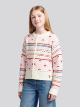 Fair ISLE Cardigan Marshmallow