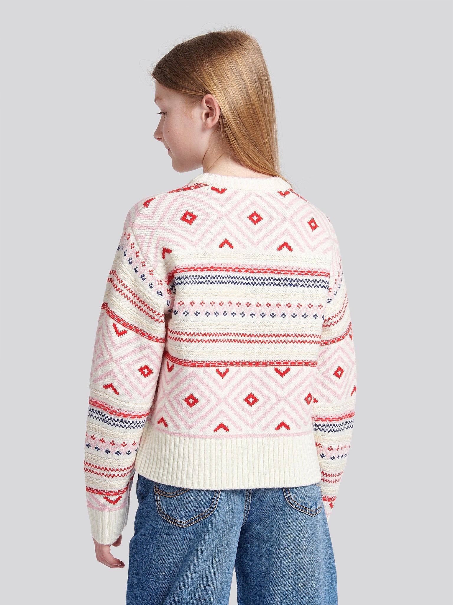 Fair ISLE Cardigan Marshmallow
