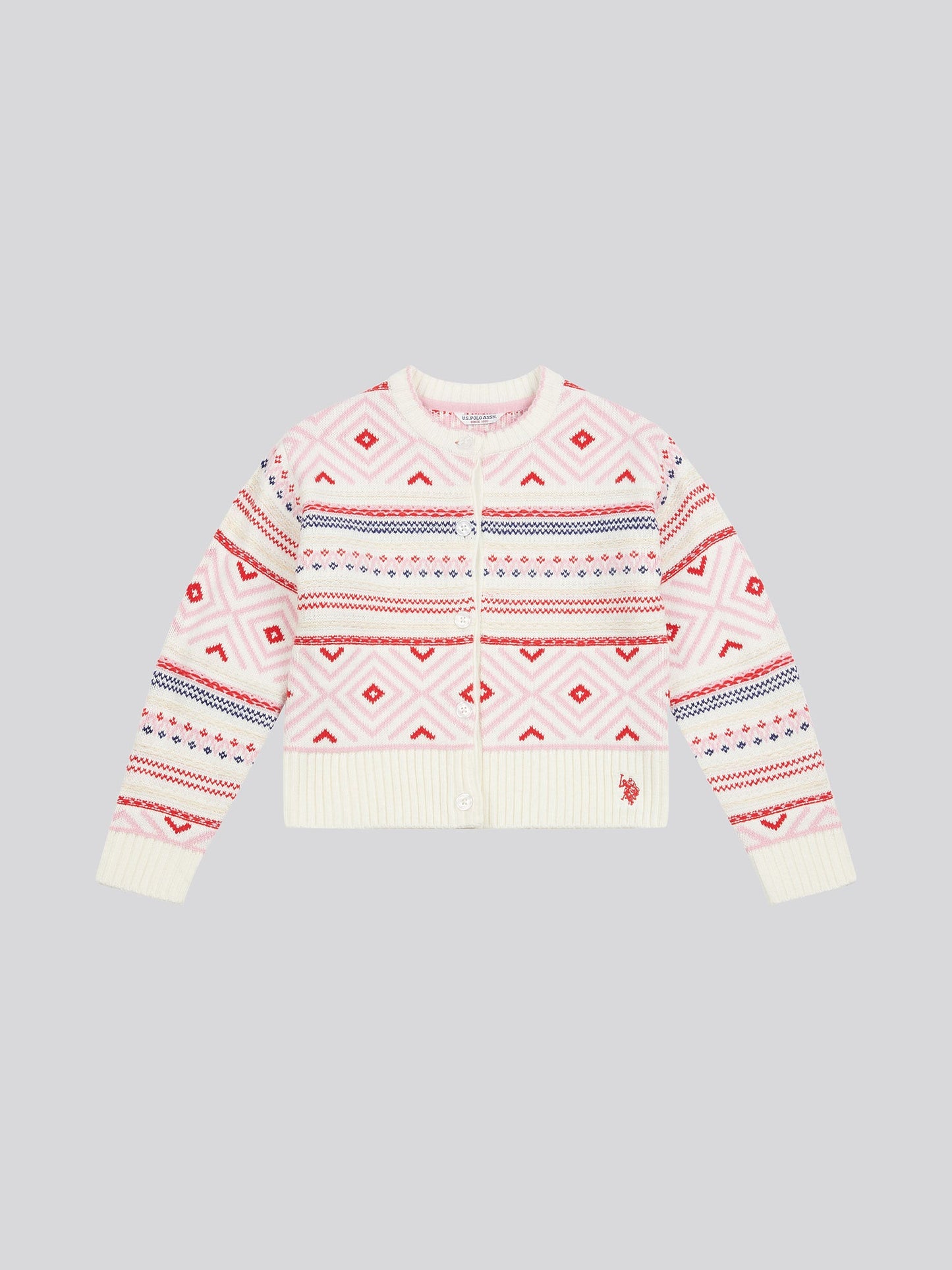Fair ISLE Cardigan Marshmallow