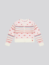 Fair ISLE Cardigan Marshmallow