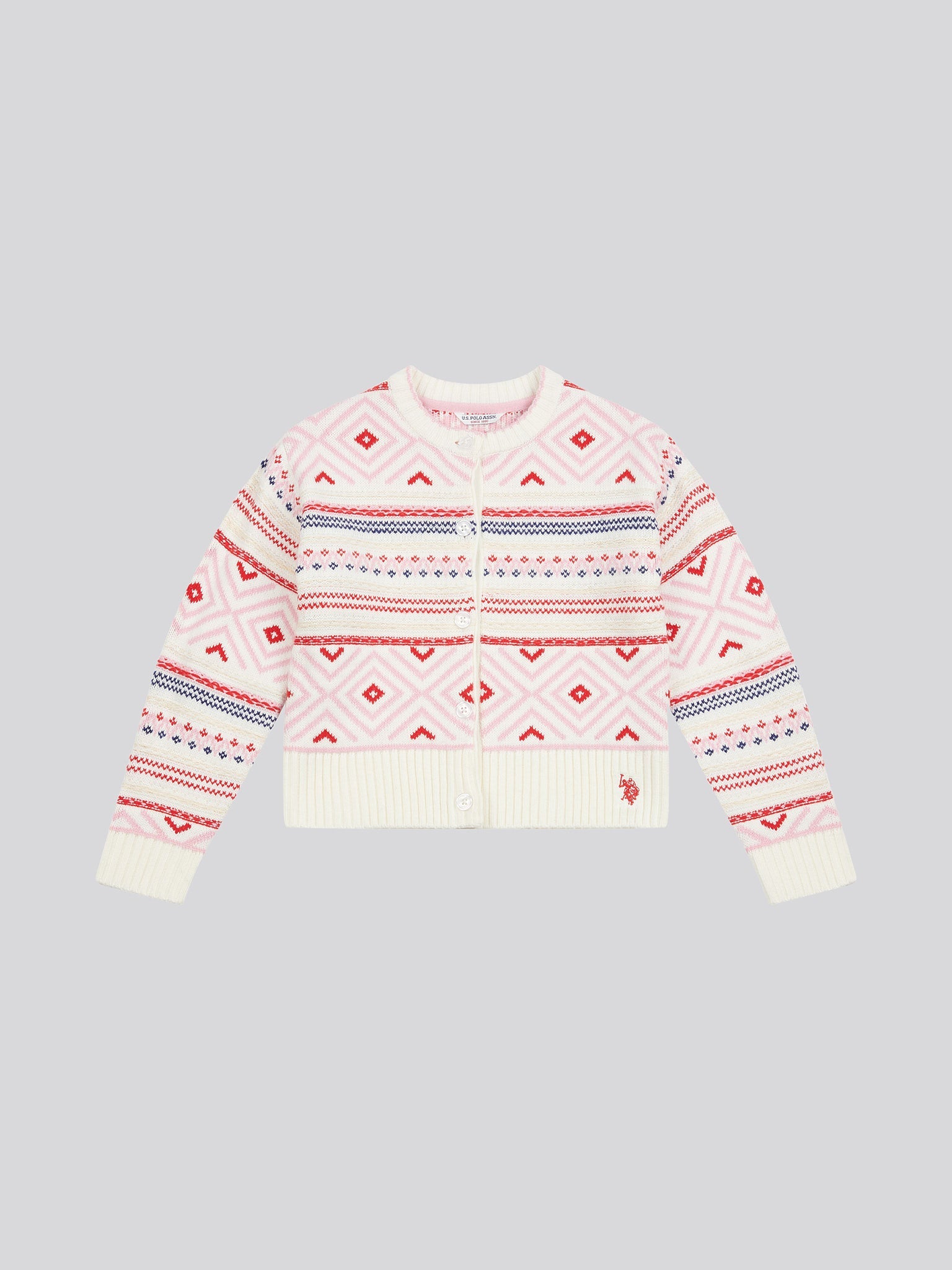 Fair ISLE Cardigan Marshmallow