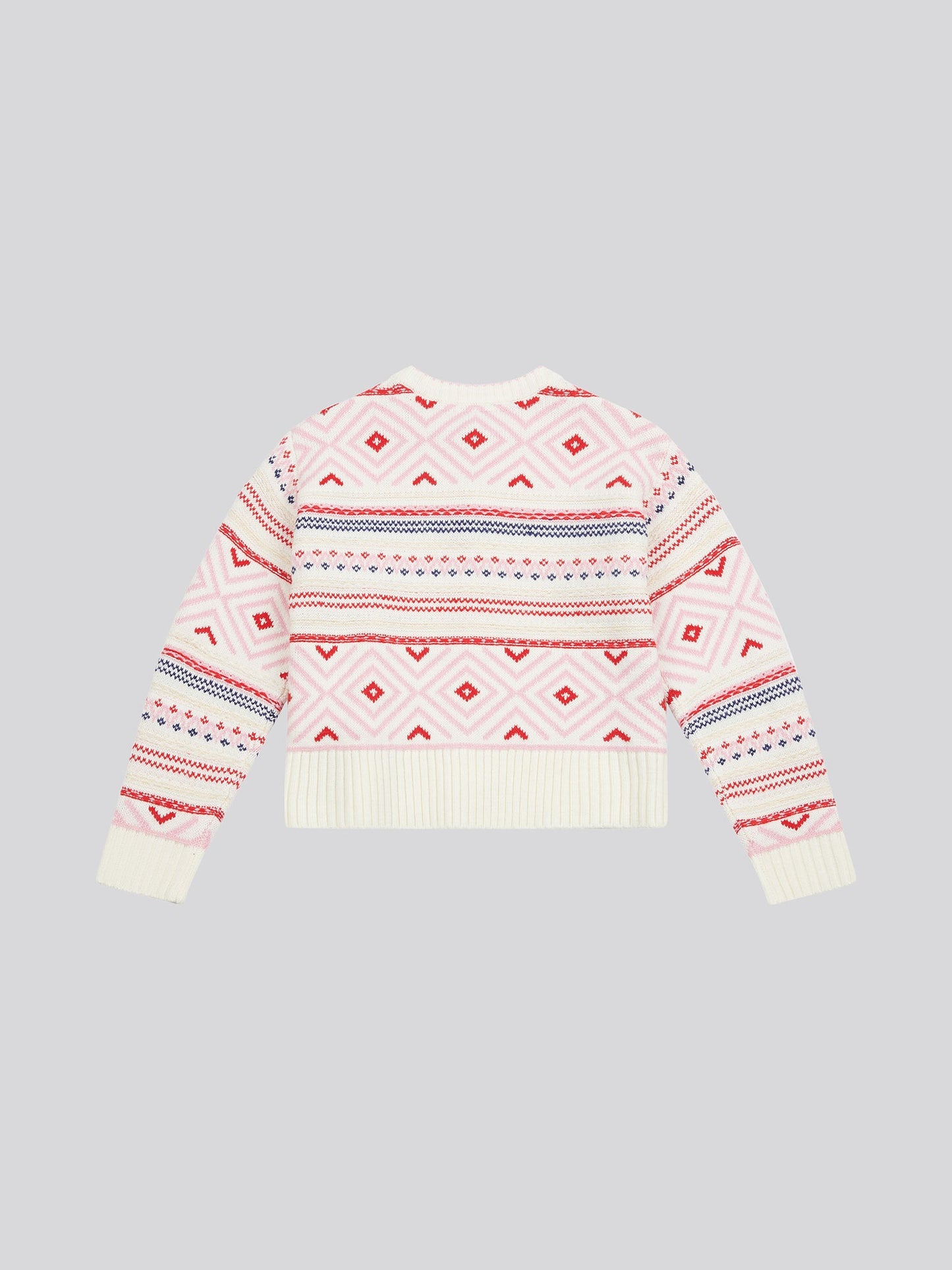 Fair ISLE Cardigan Marshmallow