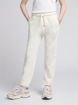 Girls Zip Hoodie & Relaxed Fit Jogger Set in Marshmallow