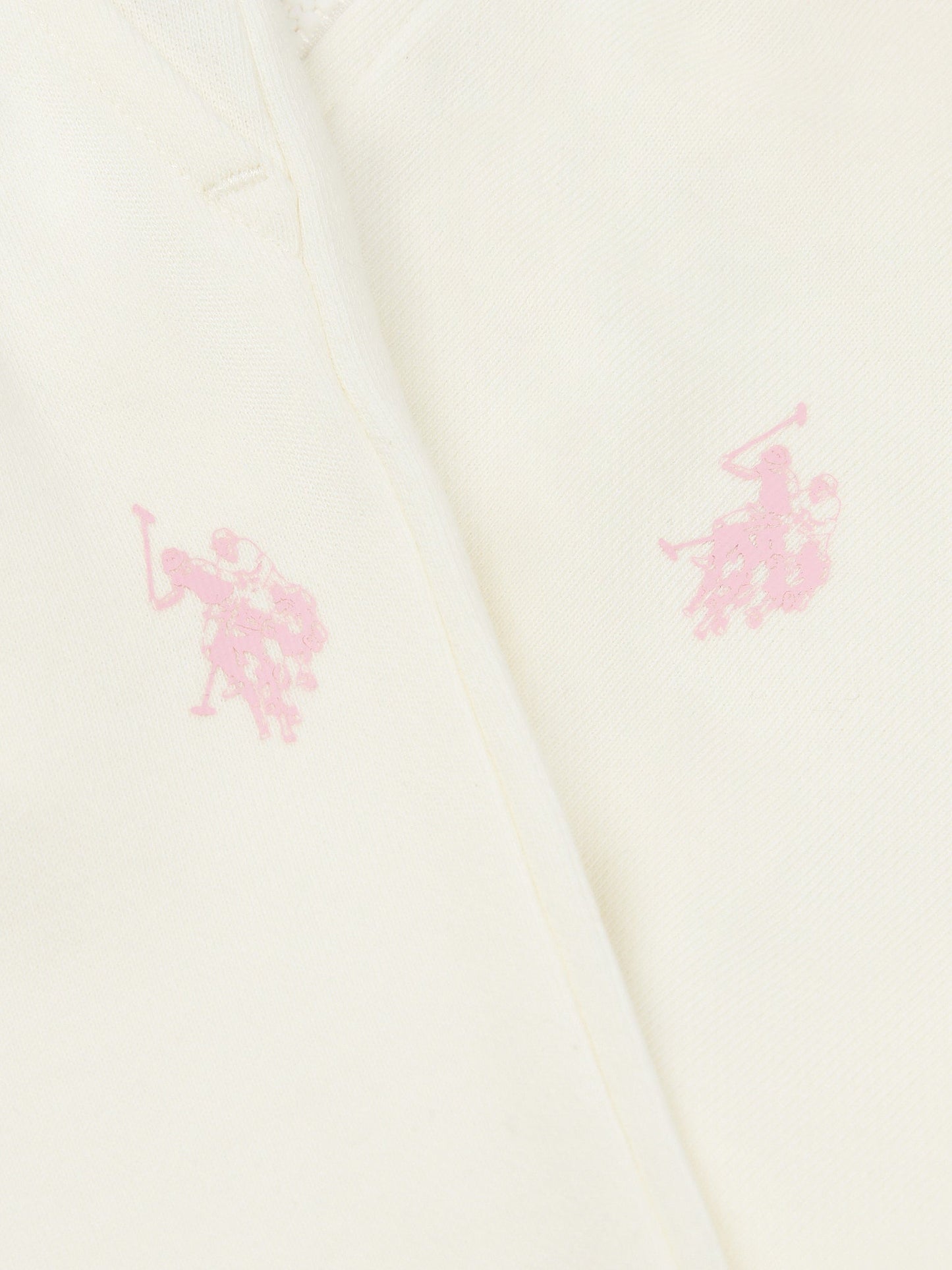 Girls Zip Hoodie & Relaxed Fit Jogger Set in Marshmallow