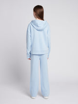 Girls Brushed Back Hoodie & Jogger Set in Windsurfer