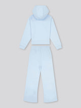Girls Brushed Back Hoodie & Jogger Set in Windsurfer