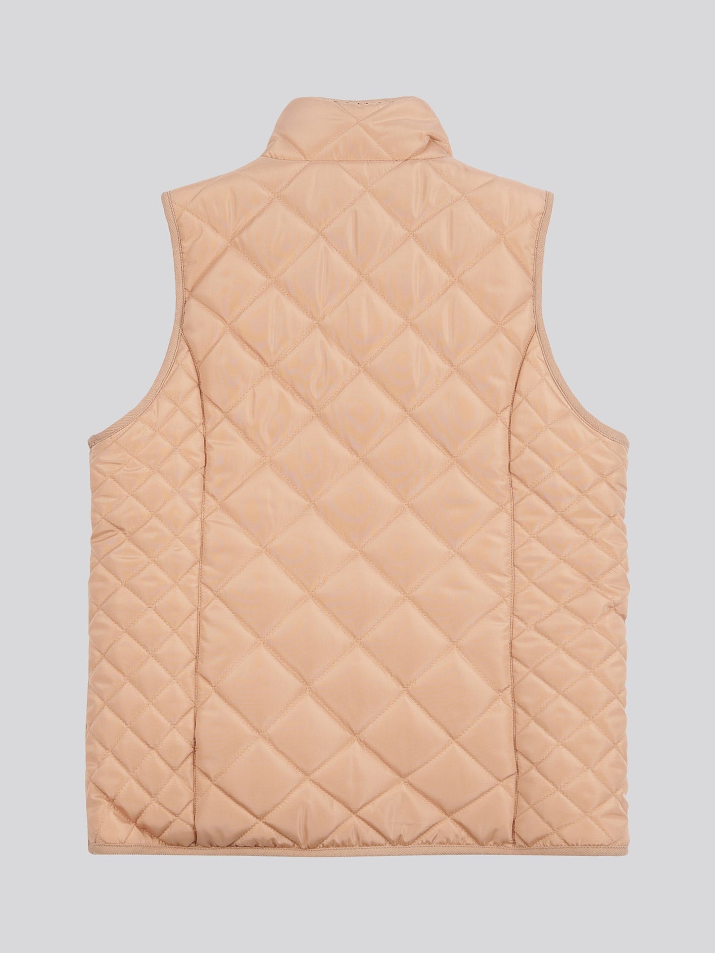 Girls Lightweight Quilted Gilet in Cuban Sand