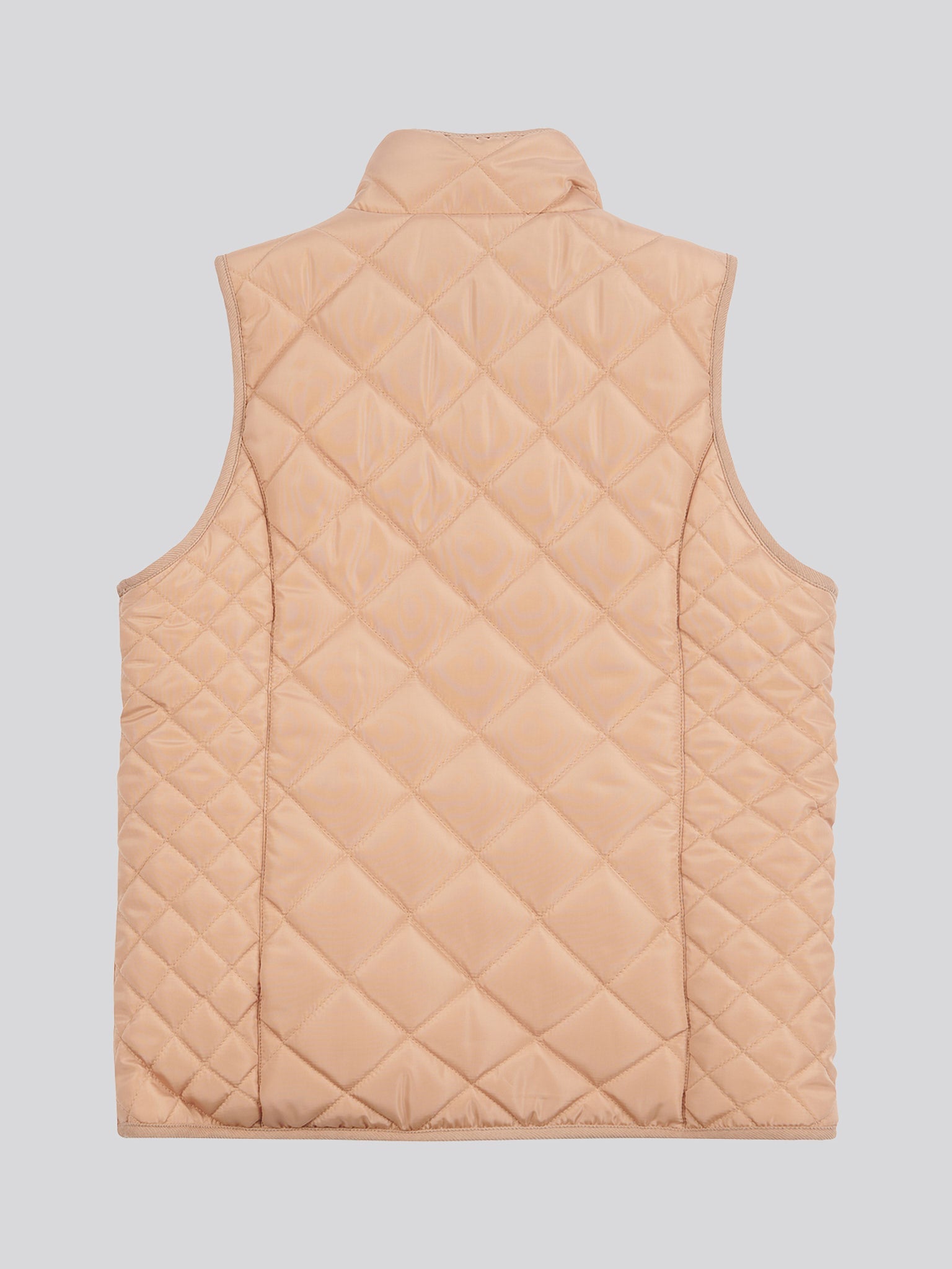Girls Lightweight Quilted Gilet in Cuban Sand
