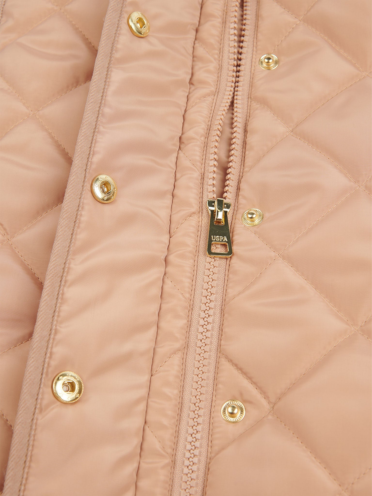 Girls Lightweight Quilted Gilet in Cuban Sand
