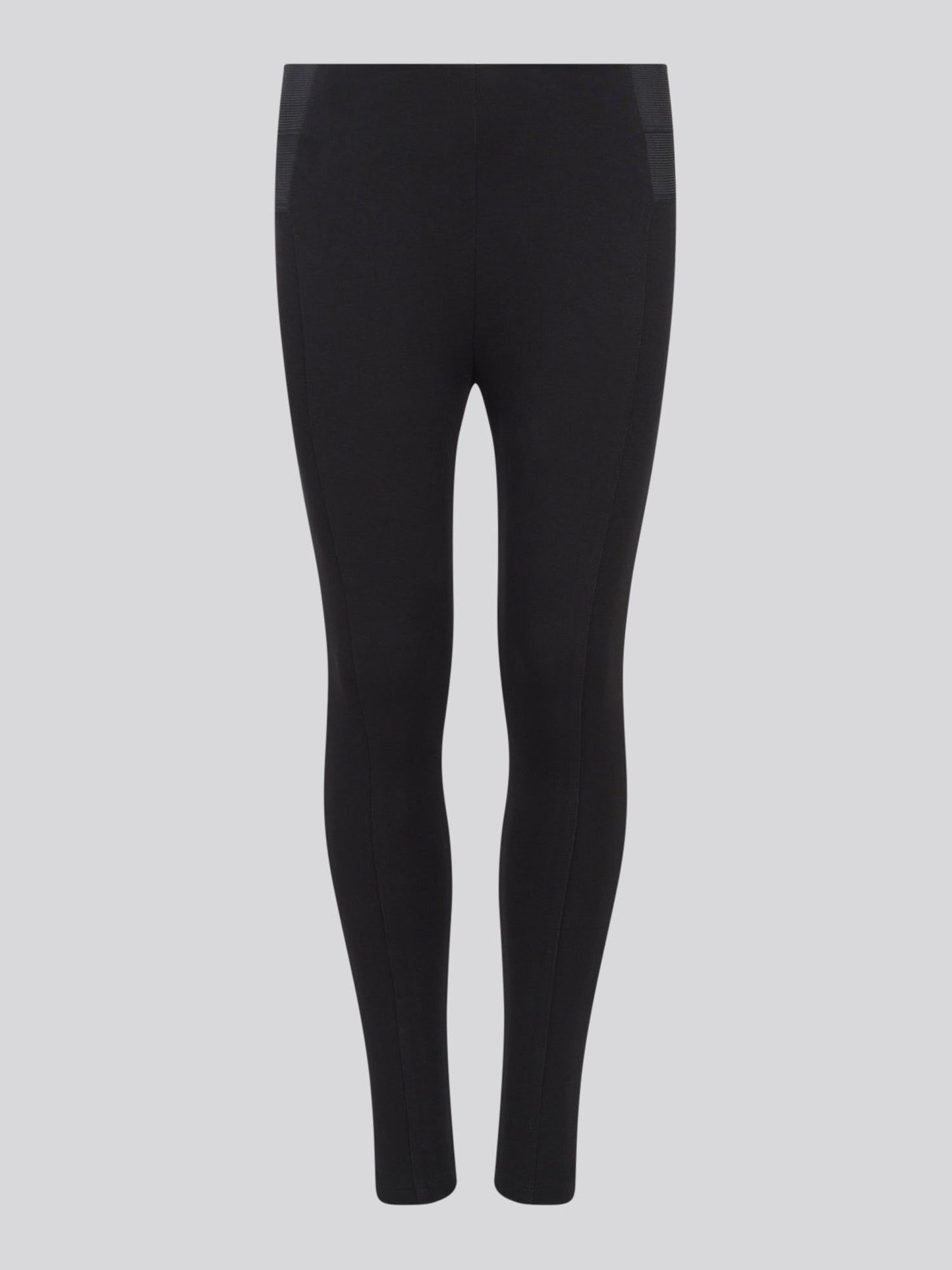 Girls Elastic Waistband Leggings Black