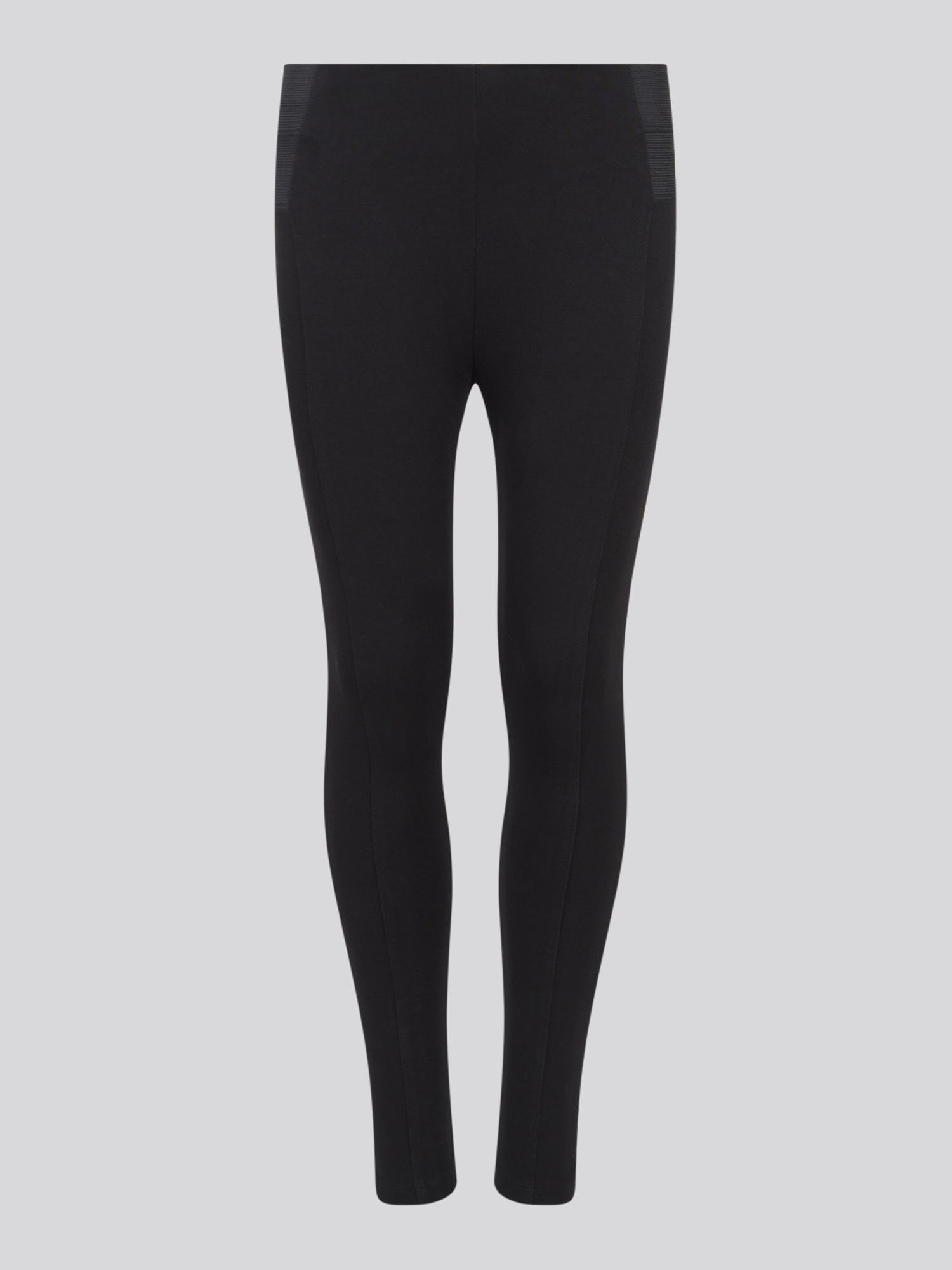 Girls Elastic Waistband Leggings Black
