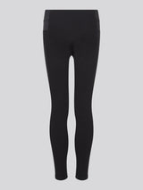 Girls Elastic Waistband Leggings Black
