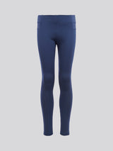 Girls Elastic Waistband Leggings Navy Iris