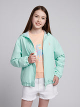Girls Windbreaker in Blue Light