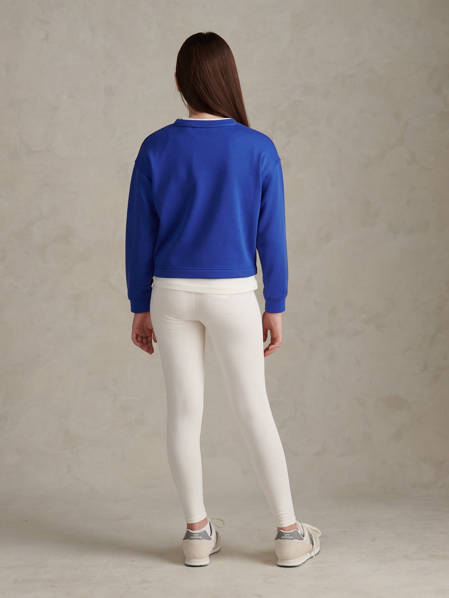 Girls Graphic Boxy Sweat & Legging Set Dazzling Blue