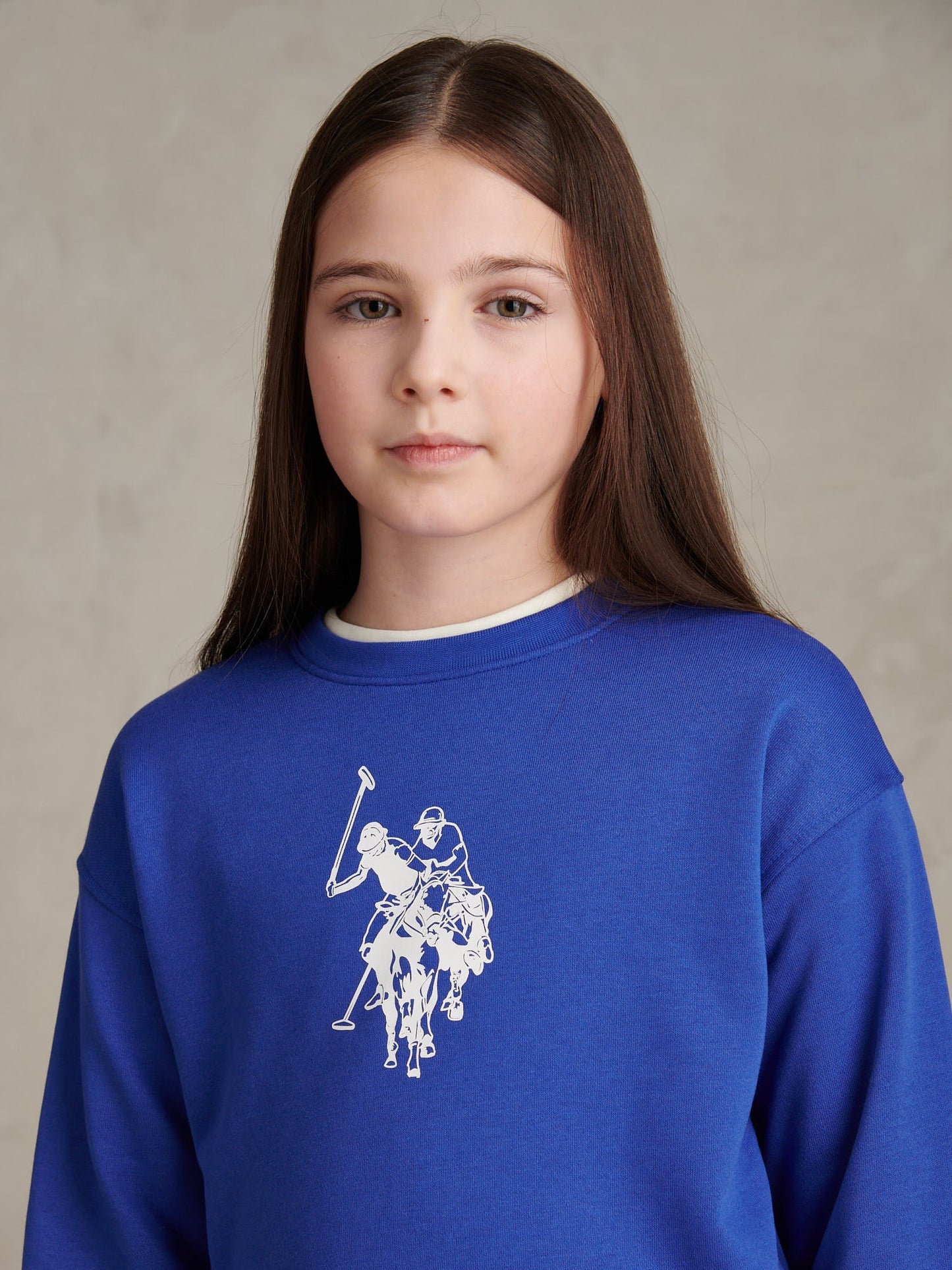 Girls Graphic Boxy Sweat & Legging Set Dazzling Blue