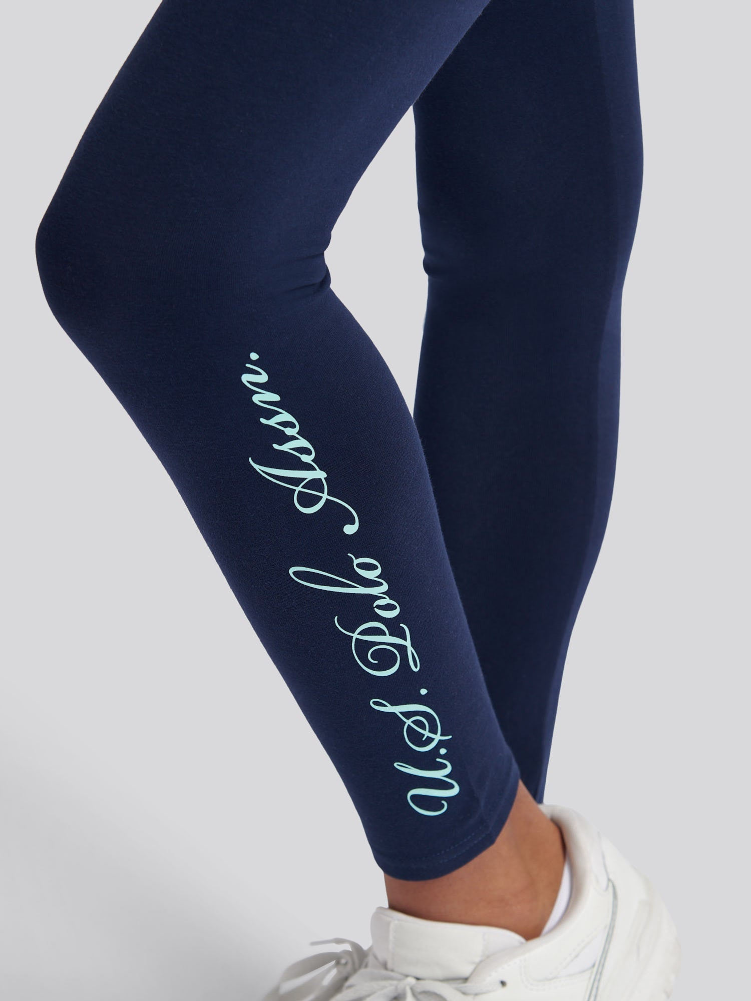 Girls Graphic Boxy Sweat & Legging Set Blue Light