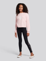 Girls Graphic Boxy Sweat & Legging Set Crystal Rose