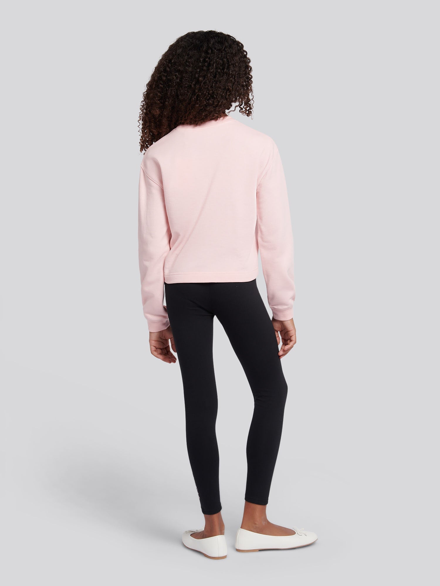 Girls Graphic Boxy Sweat & Legging Set Crystal Rose